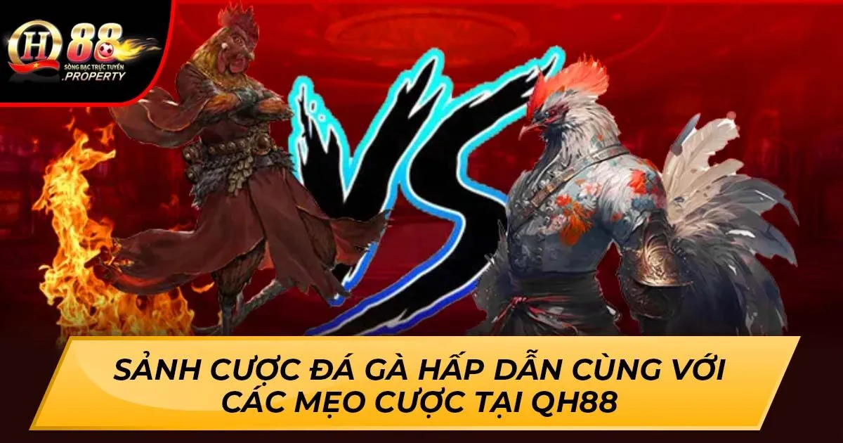 Sảnh Cược Đá Gà Hấp Dẫn Cùng Với Các Mẹo Cược Tại QH88