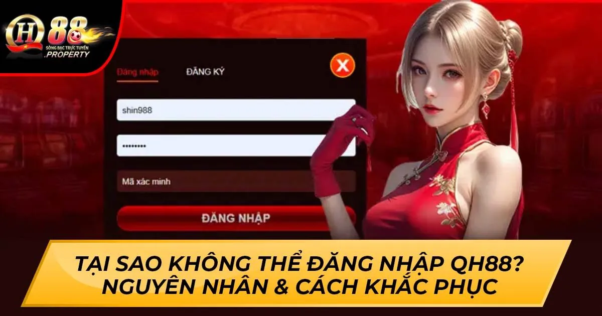 Tại Sao Không Thể Đăng Nhập Qh88? Nguyên Nhân & Cách Khắc Phục