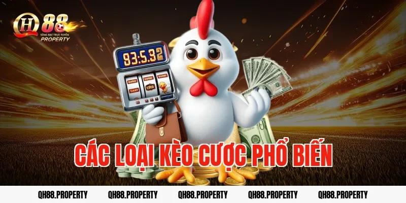 Các loại kèo cược phổ biến