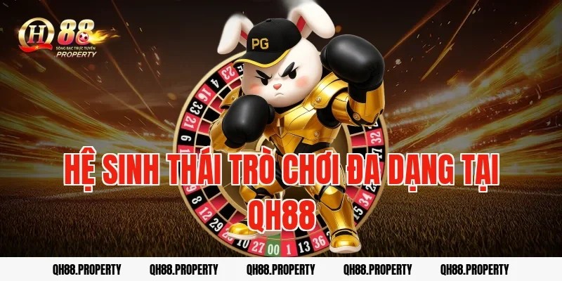 Hệ sinh thái trò chơi đa dạng tại QH88