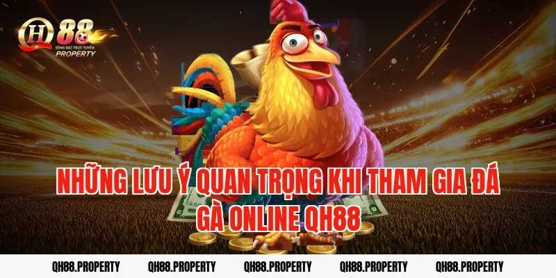 Những lưu ý quan trọng khi tham gia đá gà online QH88