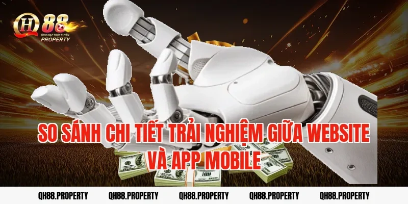So sánh chi tiết trải nghiệm giữa Website và App Mobile